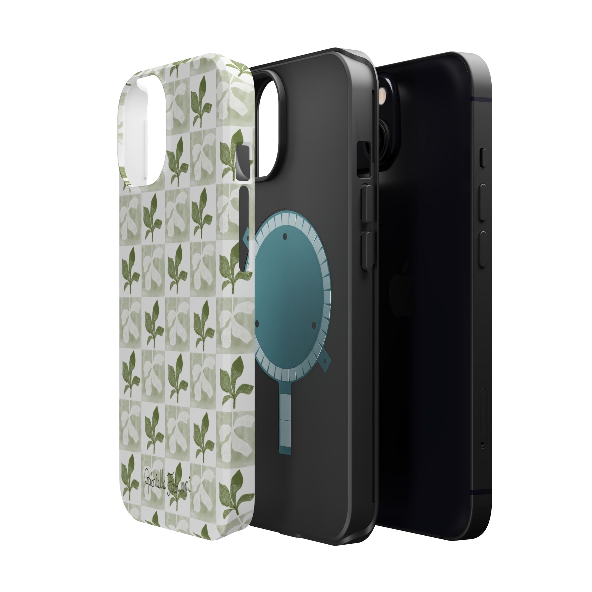 Botanical Impact-Resistant Phone Case - Eco-Friendly Design