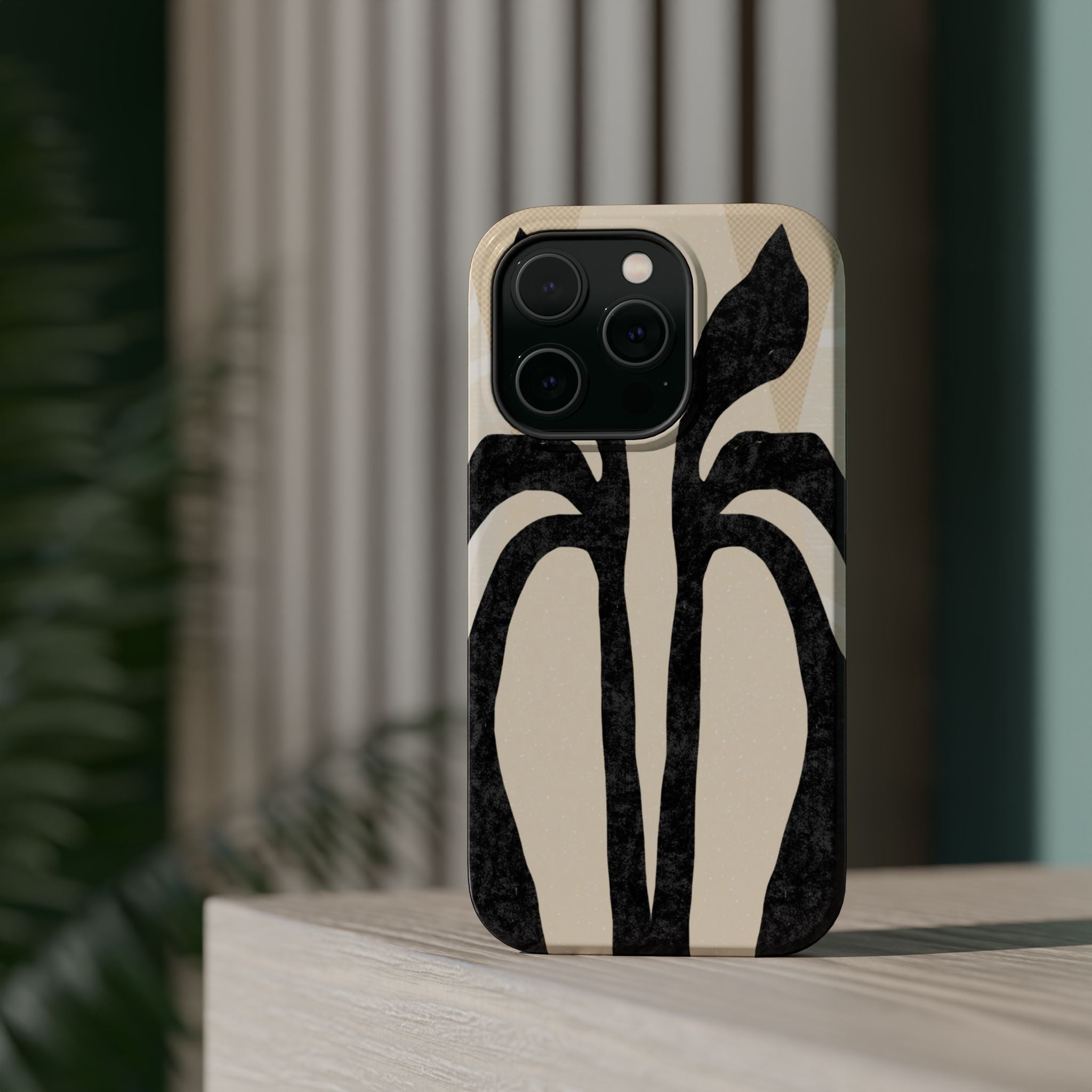 Stylish Impact-Resistant Phone Cases with Unique Floral Design