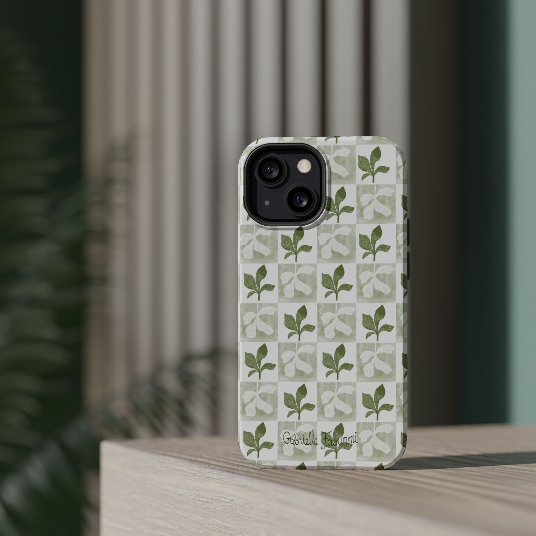 Botanical Impact-Resistant Phone Case - Eco-Friendly Design
