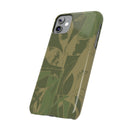 Green Color Block | Slim Phone Case