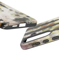 Abstract Camouflage Tough Phone Case — Watercolor Drip Design