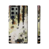 Abstract Camouflage Tough Phone Case — Watercolor Drip Design