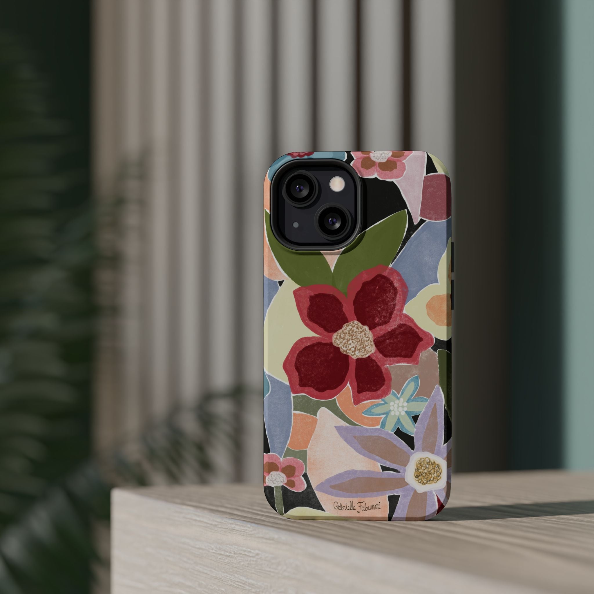 Floral Collage Magnetic Impact-Resistant Phone Case