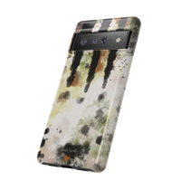 Abstract Camouflage Tough Phone Case — Watercolor Drip Design