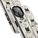 Artistic Tough Magnetic Phone Case with Unique Afrocentric Design