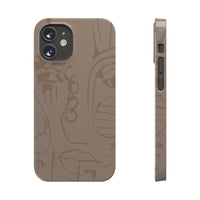 Totem Series | Neutral Brown Slim Phone Case