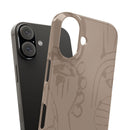 Totem Series | Neutral Brown Slim Phone Case