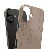 Totem Series | Neutral Brown Slim Phone Case