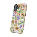 Tropical Fruit Magnetic Impact Phone Case — Watercolor Kiwi, Papaya & Watermelon