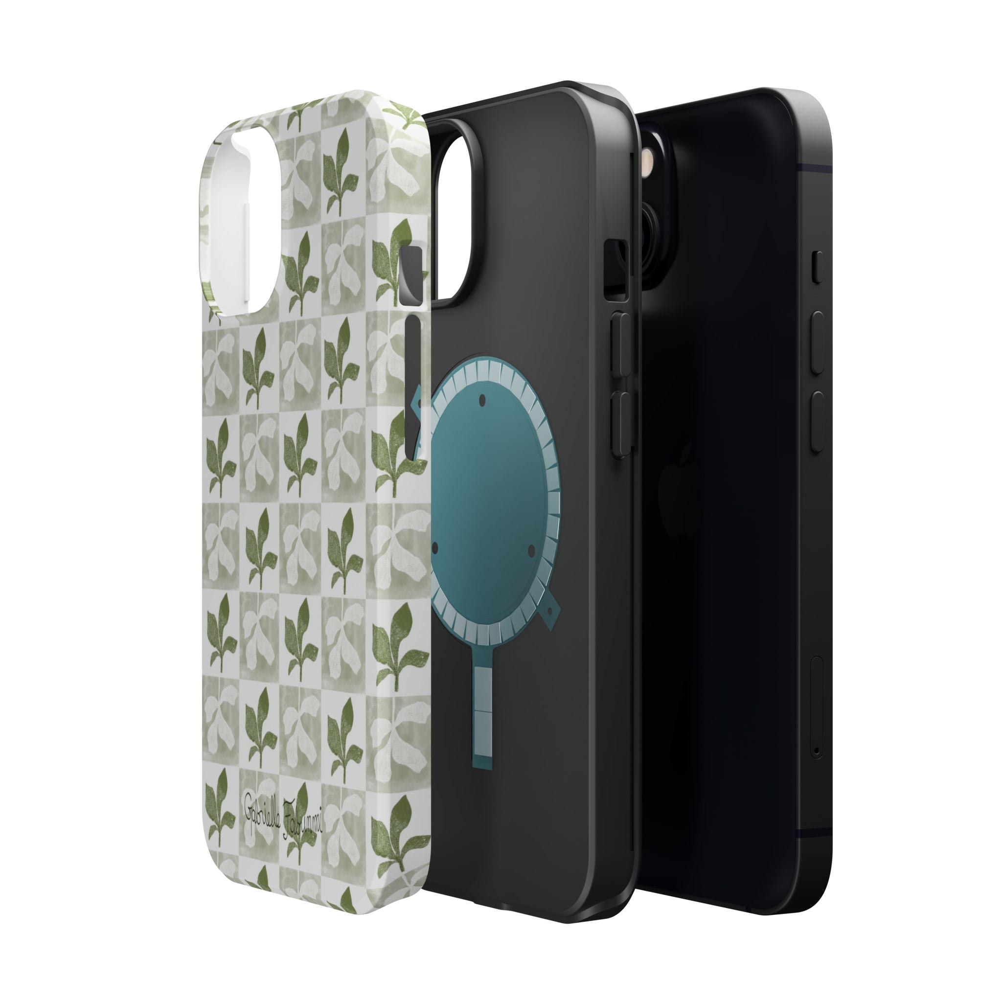 Botanical Impact-Resistant Phone Case - Eco-Friendly Design