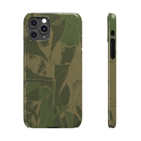 Green Color Block | Slim Phone Case