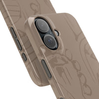 Totem Series | Neutral Brown Slim Phone Case