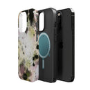 Watercolor Moss Phone Case — Impact‑Resistant Magnetic iPhone Cover