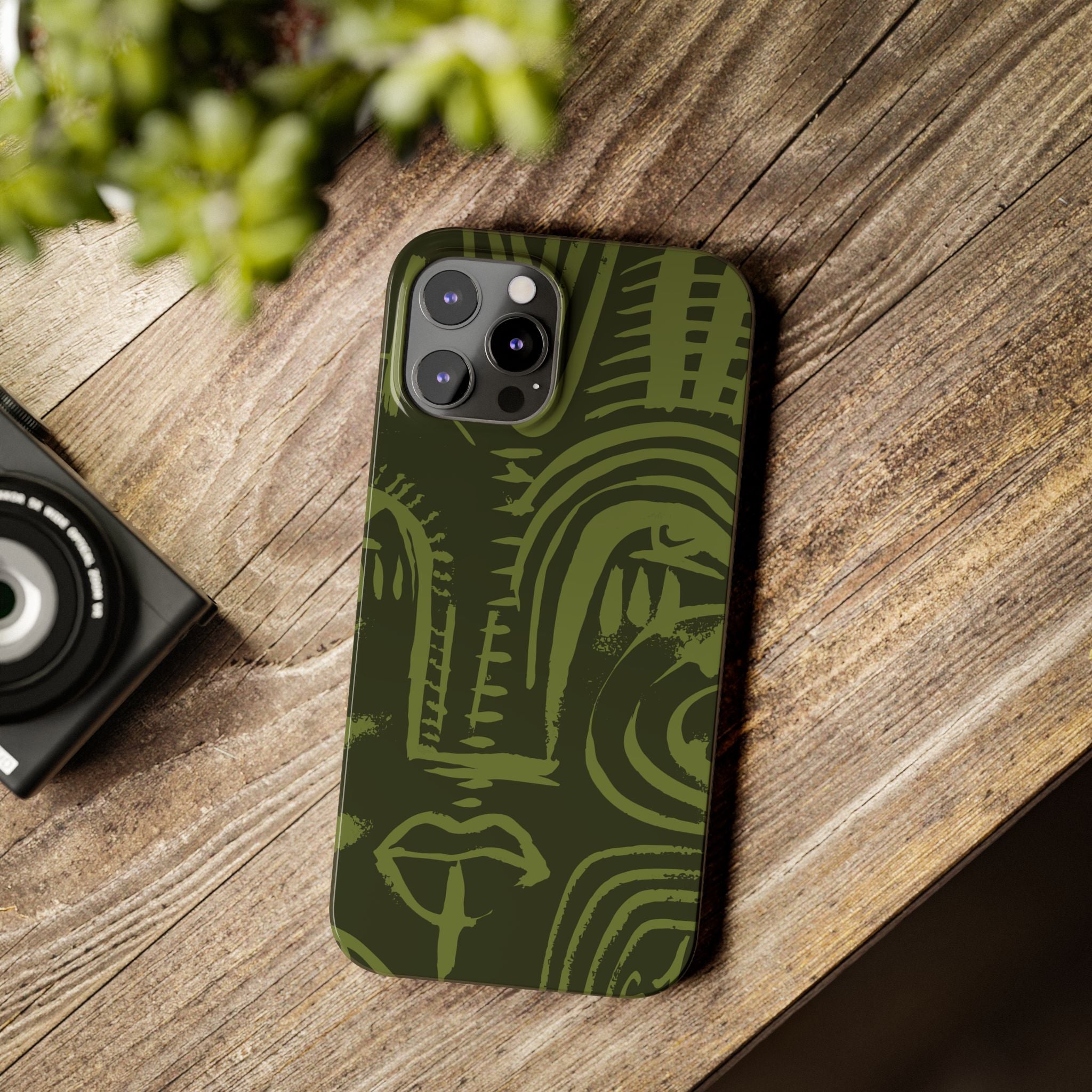 Totem artwork Slim Phone Case | Gabrielle Fabunmi series