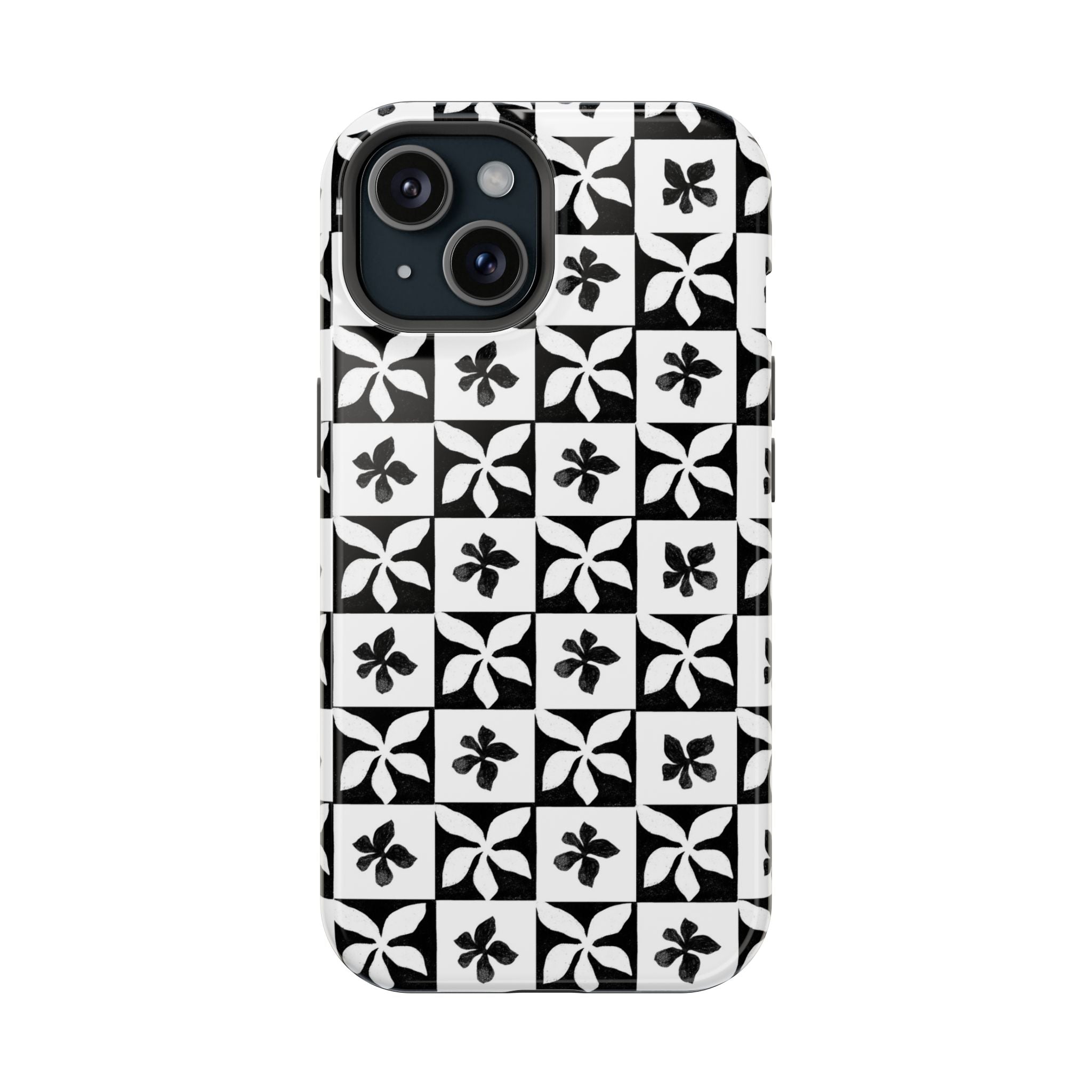 Stylish Impact-Resistant Phone Cases with Floral Design