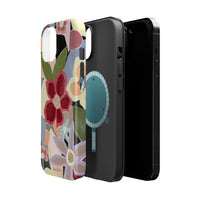Floral Collage Magnetic Impact-Resistant Phone Case