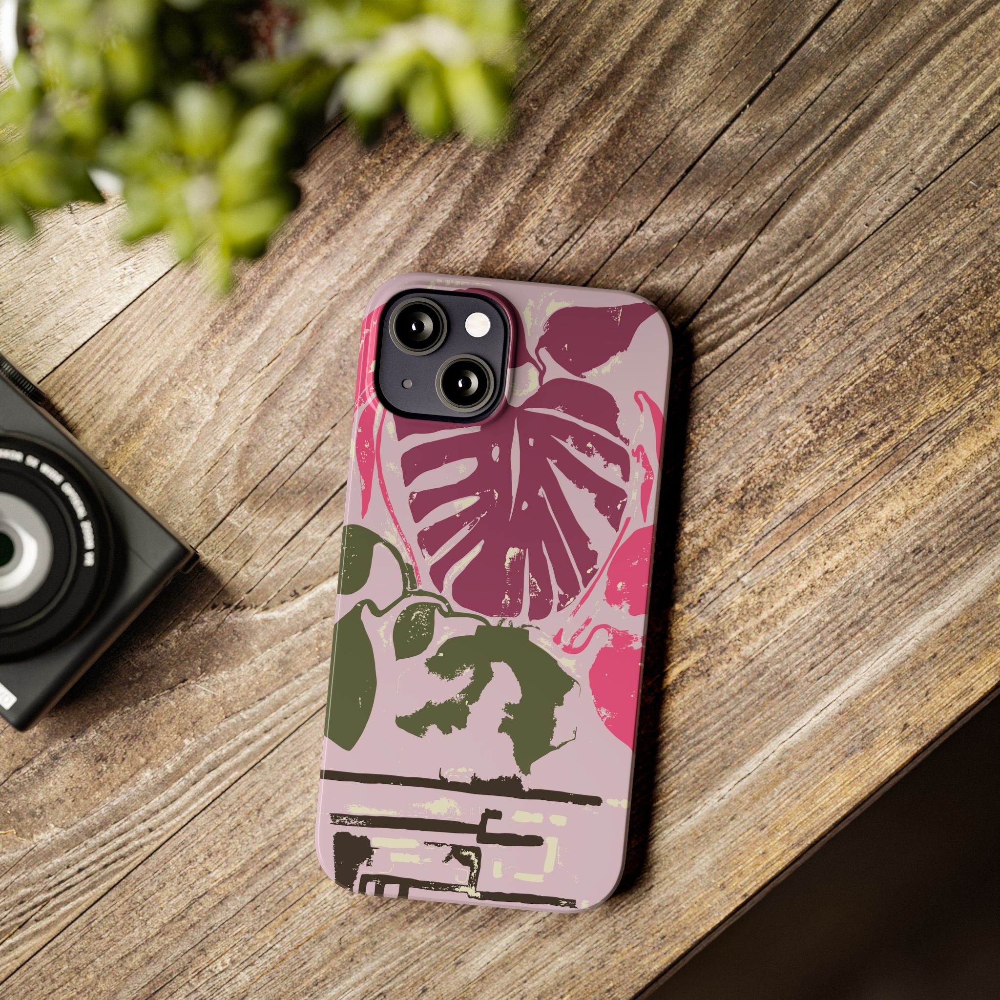 Monstera | Slim Phone Case