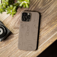 Totem Series | Neutral Brown Slim Phone Case