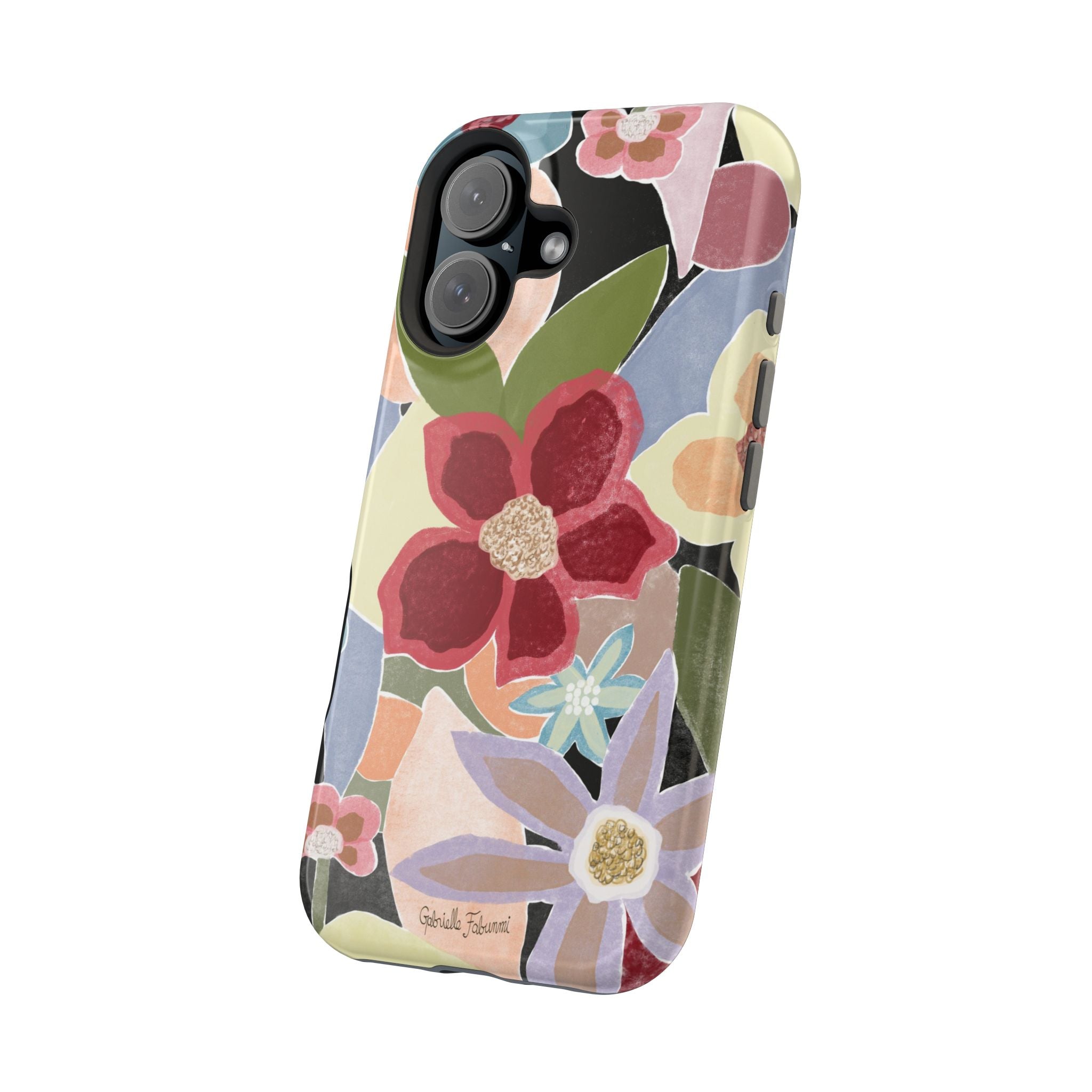 Floral Collage Magnetic Impact-Resistant Phone Case