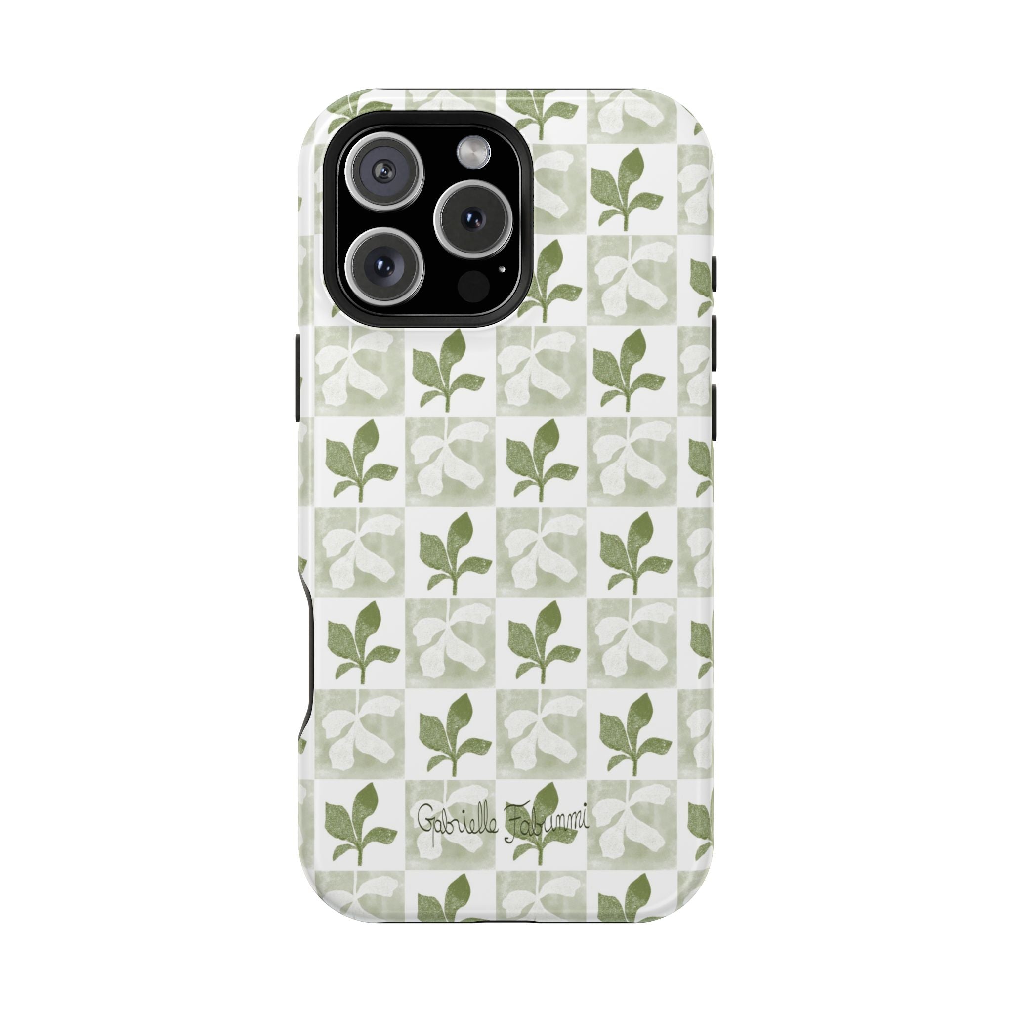 Botanical Impact-Resistant Phone Case - Eco-Friendly Design