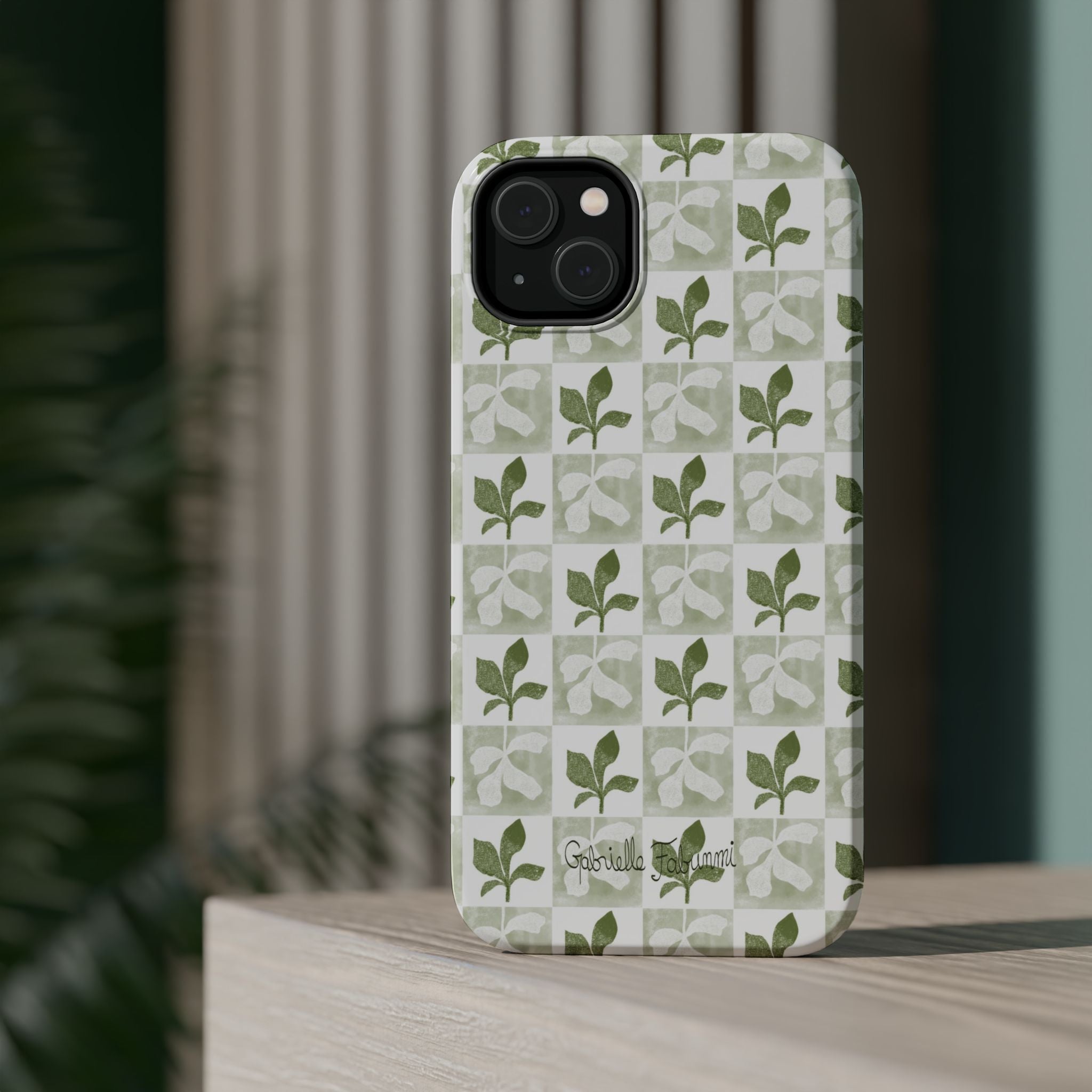 Botanical Impact-Resistant Phone Case - Eco-Friendly Design