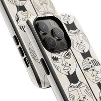 Artistic Tough Magnetic Phone Case with Unique Afrocentric Design