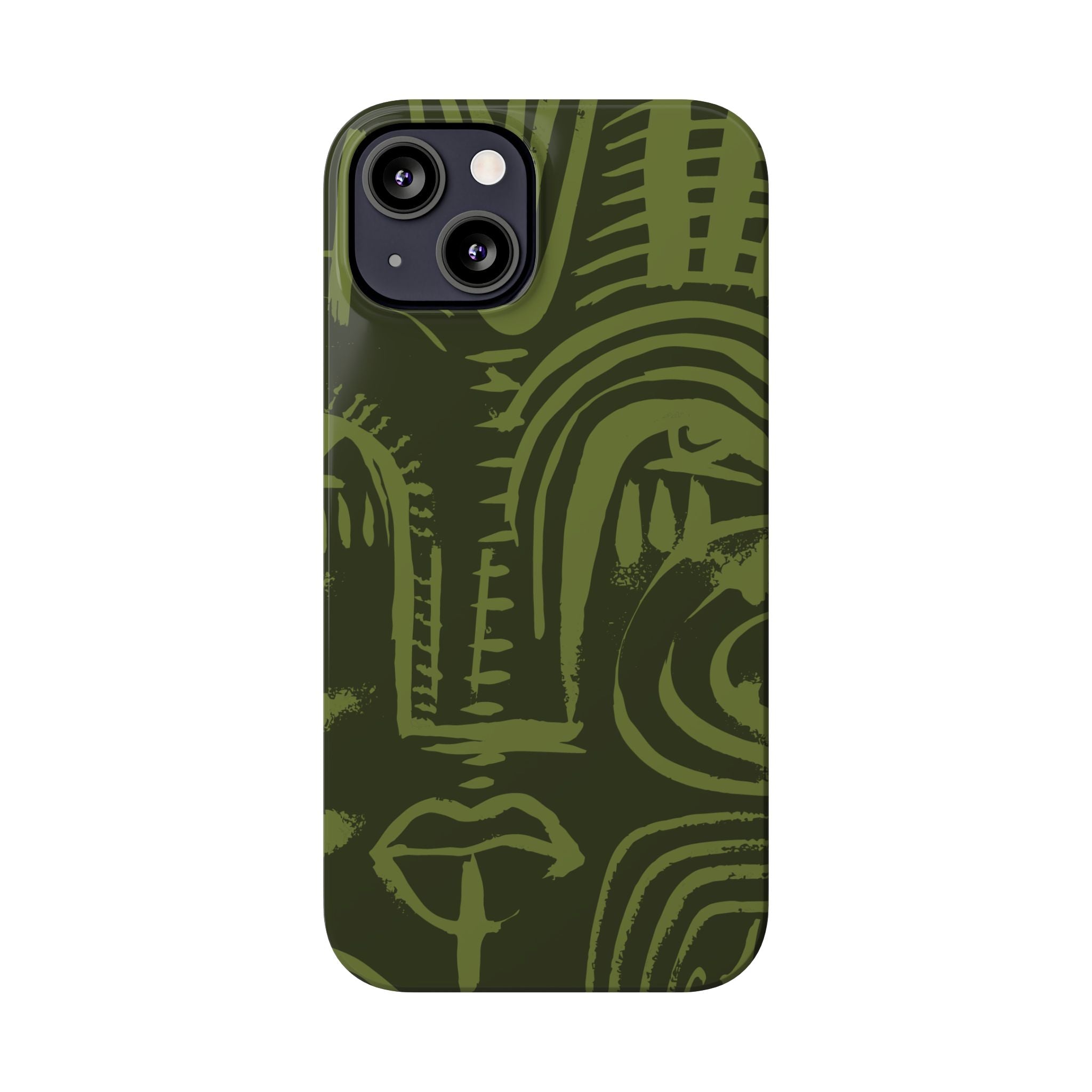 Totem artwork Slim Phone Case | Gabrielle Fabunmi series