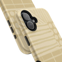 Magnetic Impact-Resistant Phone Case — Neutral Geometric Pattern