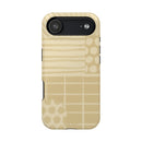 Magnetic Impact-Resistant Phone Case — Neutral Geometric Pattern