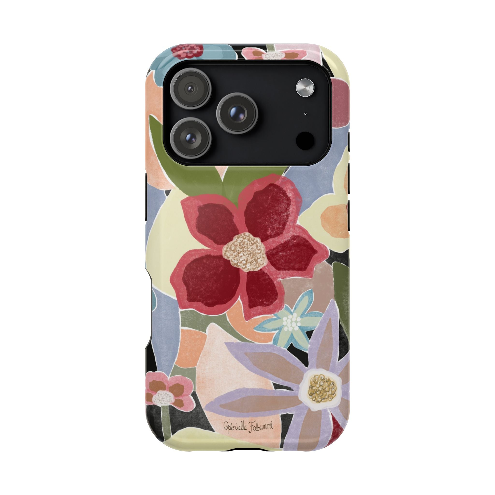 Floral Collage Magnetic Impact-Resistant Phone Case