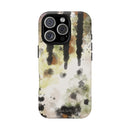 Abstract Camouflage Tough Phone Case — Watercolor Drip Design