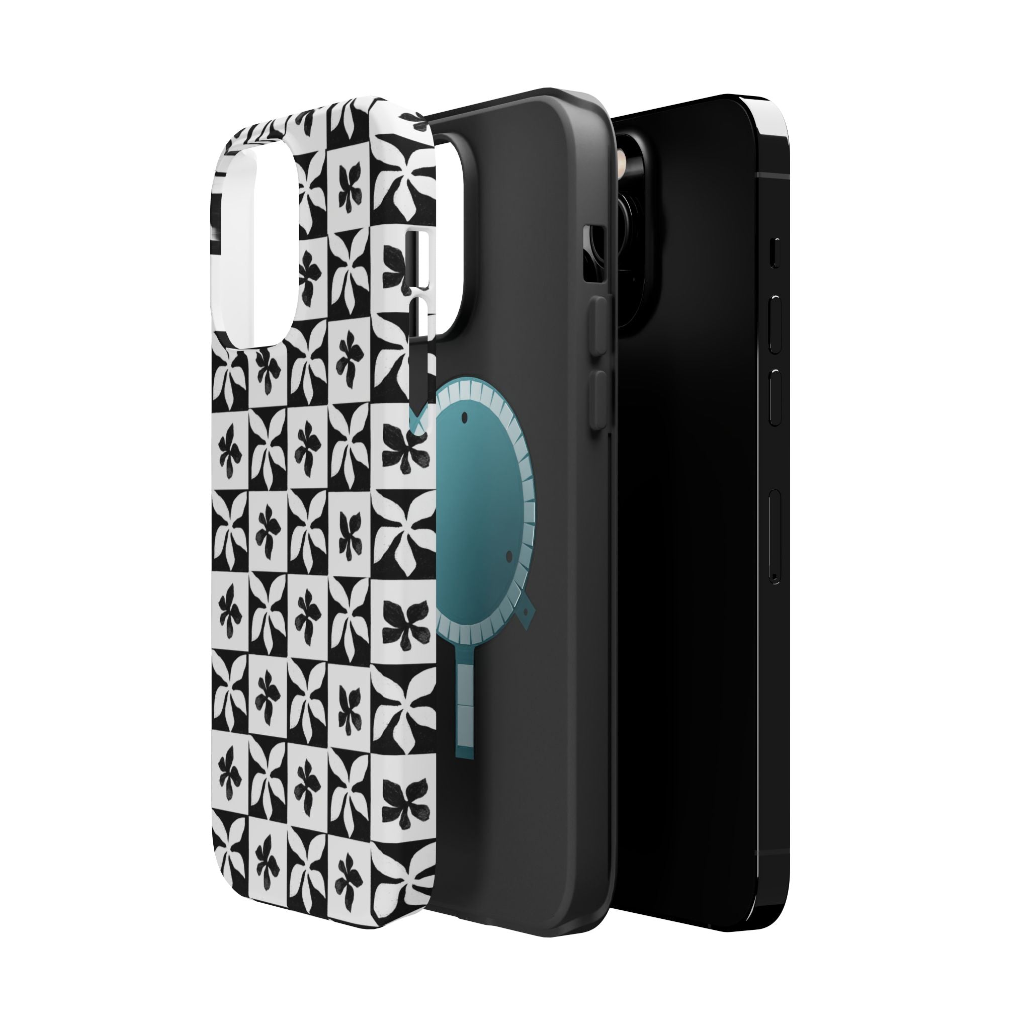 Stylish Impact-Resistant Phone Cases with Floral Design