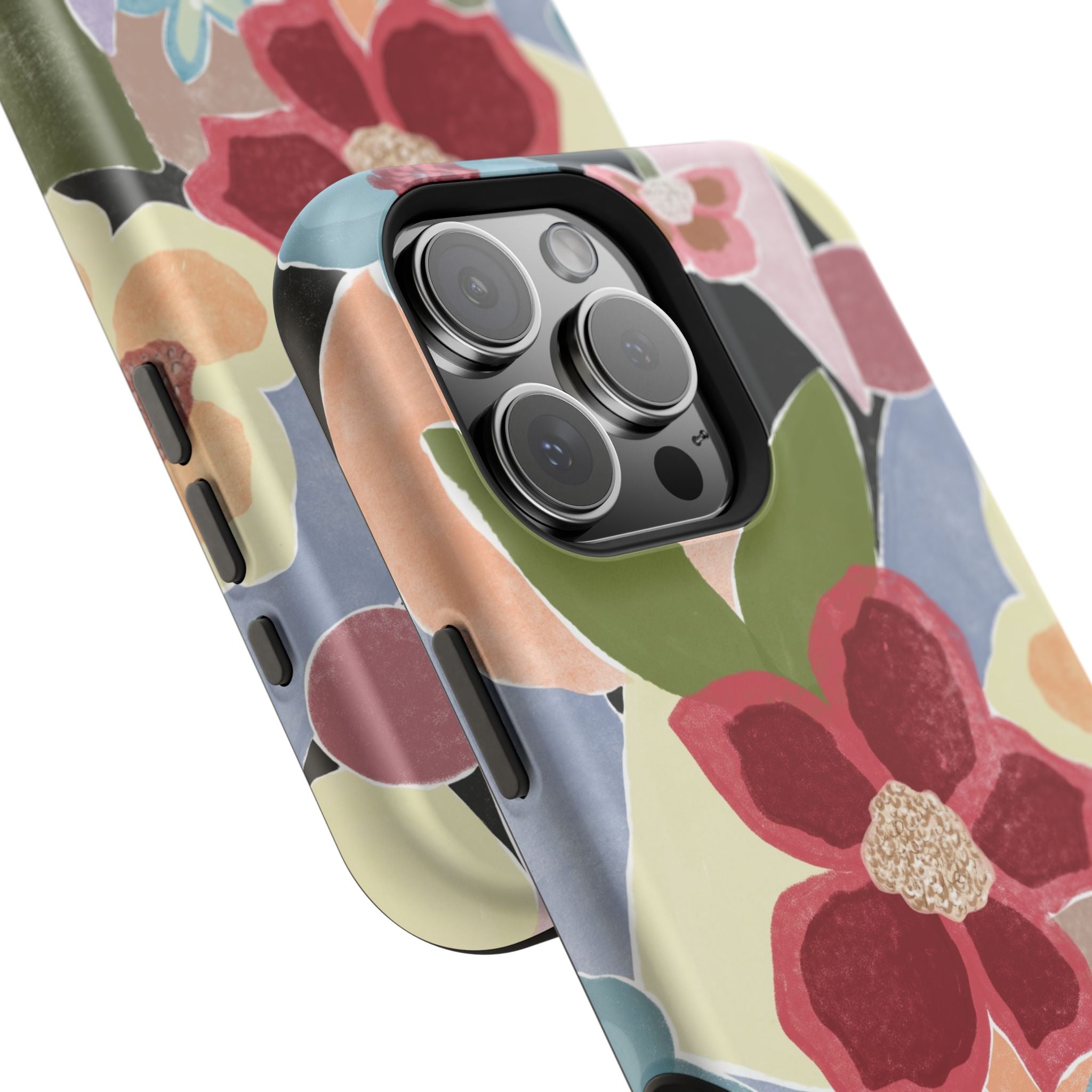Floral Collage Magnetic Impact-Resistant Phone Case