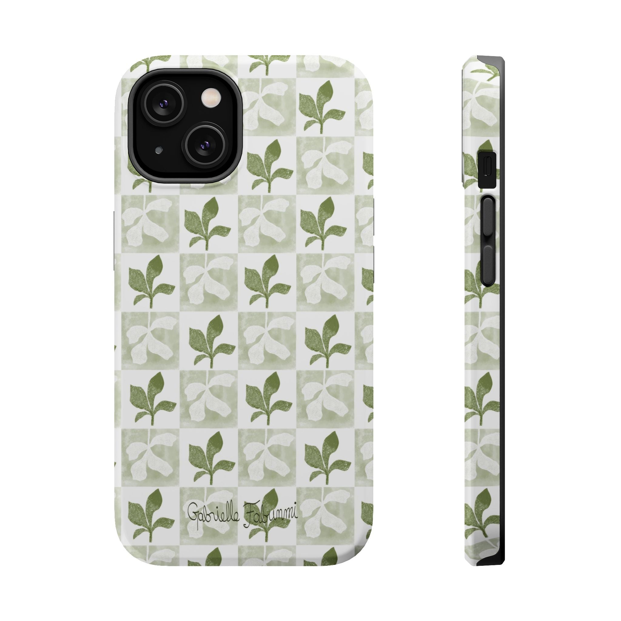 Botanical Impact-Resistant Phone Case - Eco-Friendly Design