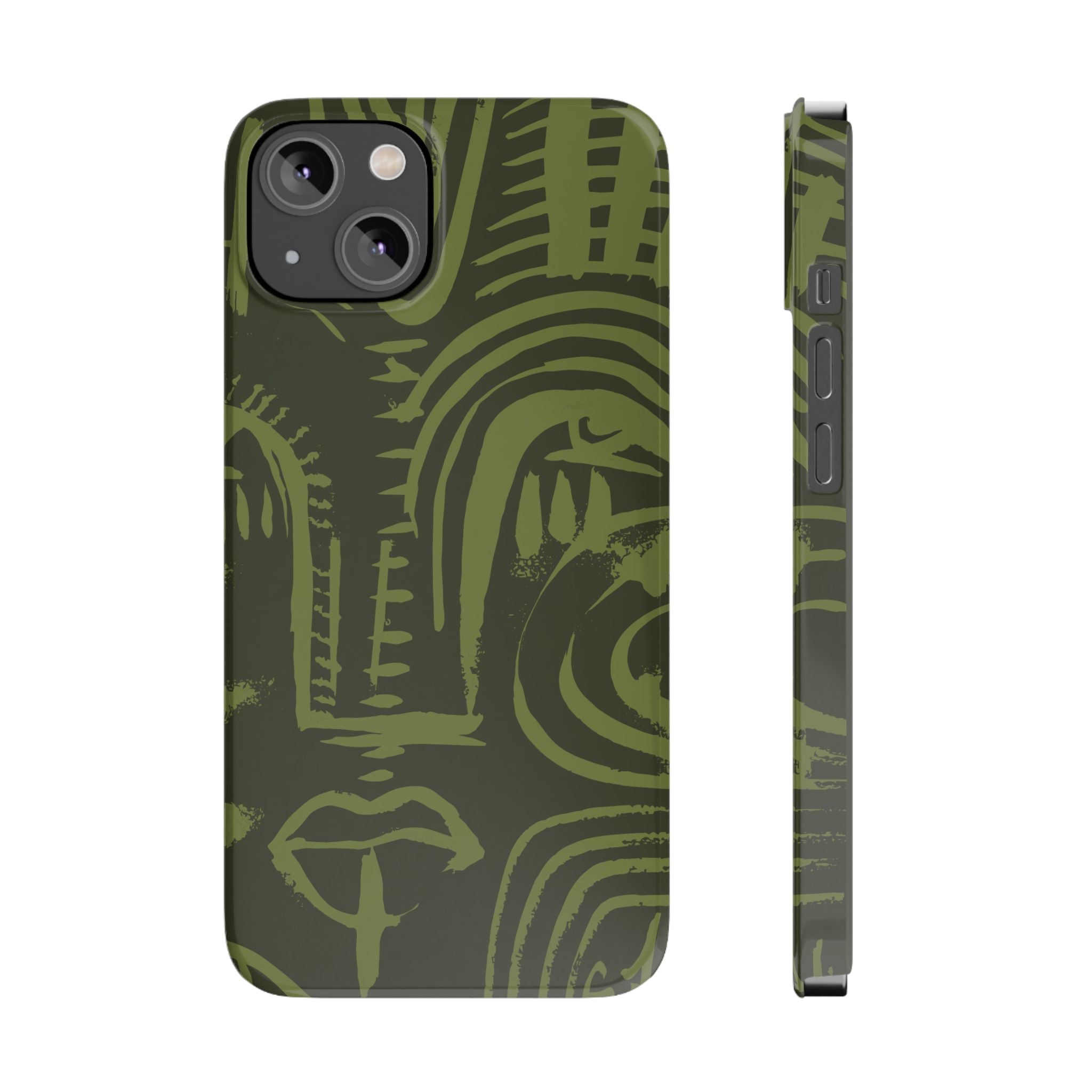 Totem artwork Slim Phone Case | Gabrielle Fabunmi series