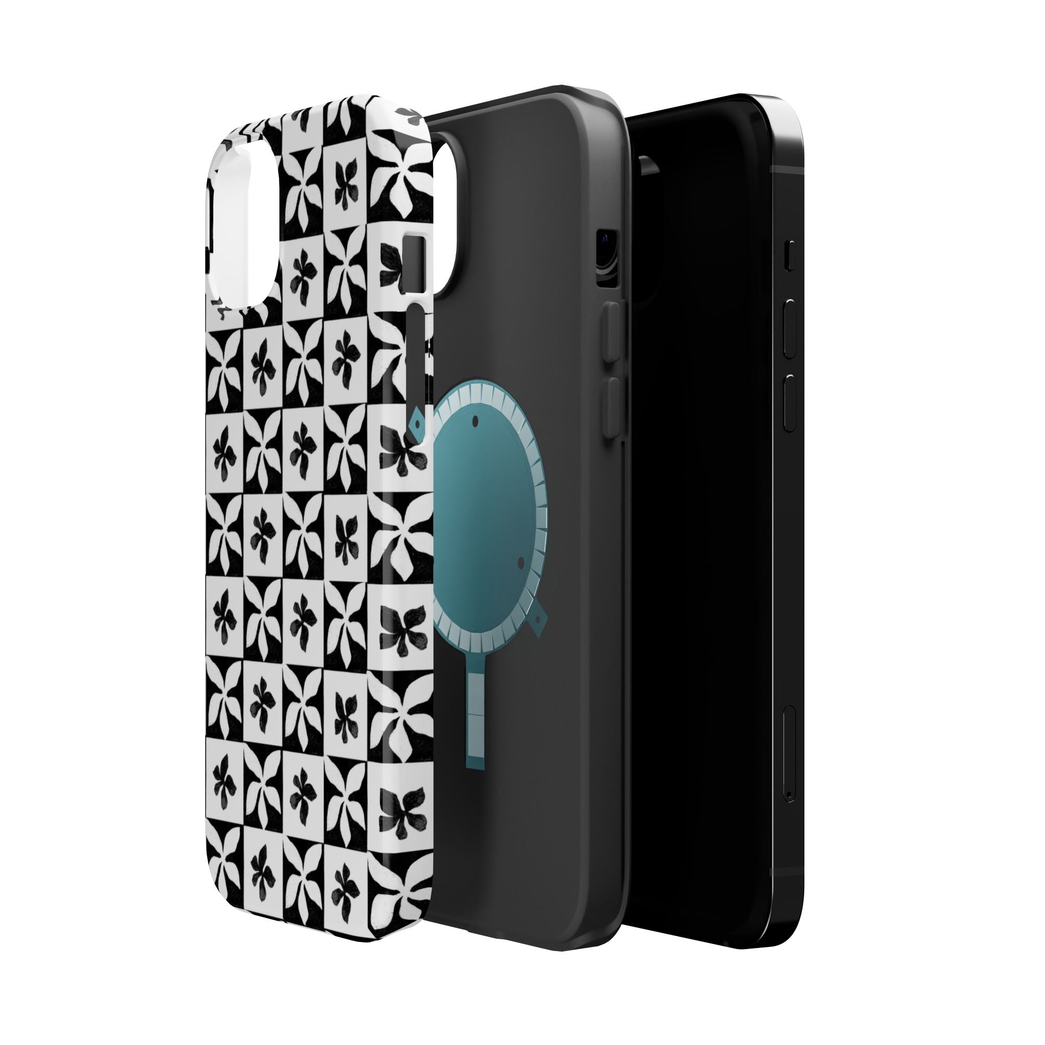 Stylish Impact-Resistant Phone Cases with Floral Design