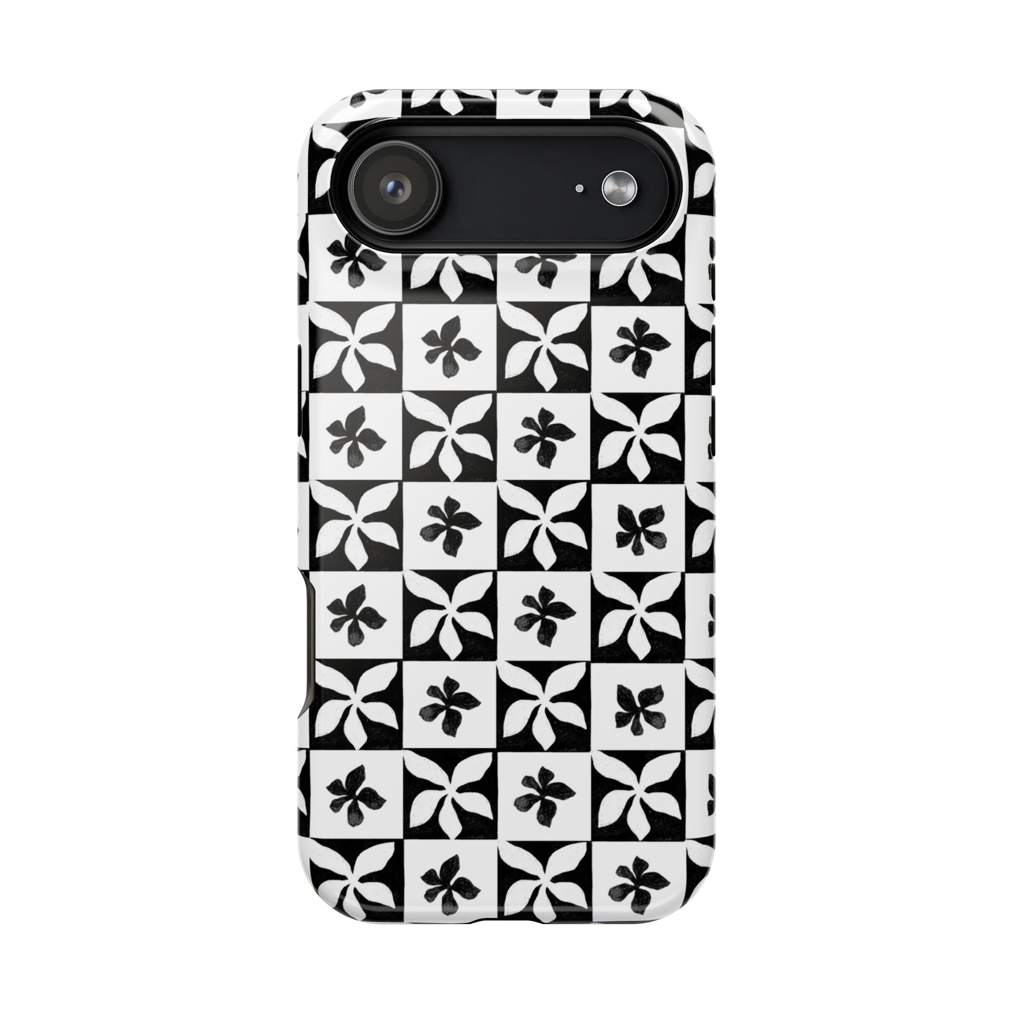 Stylish Impact-Resistant Phone Cases with Floral Design