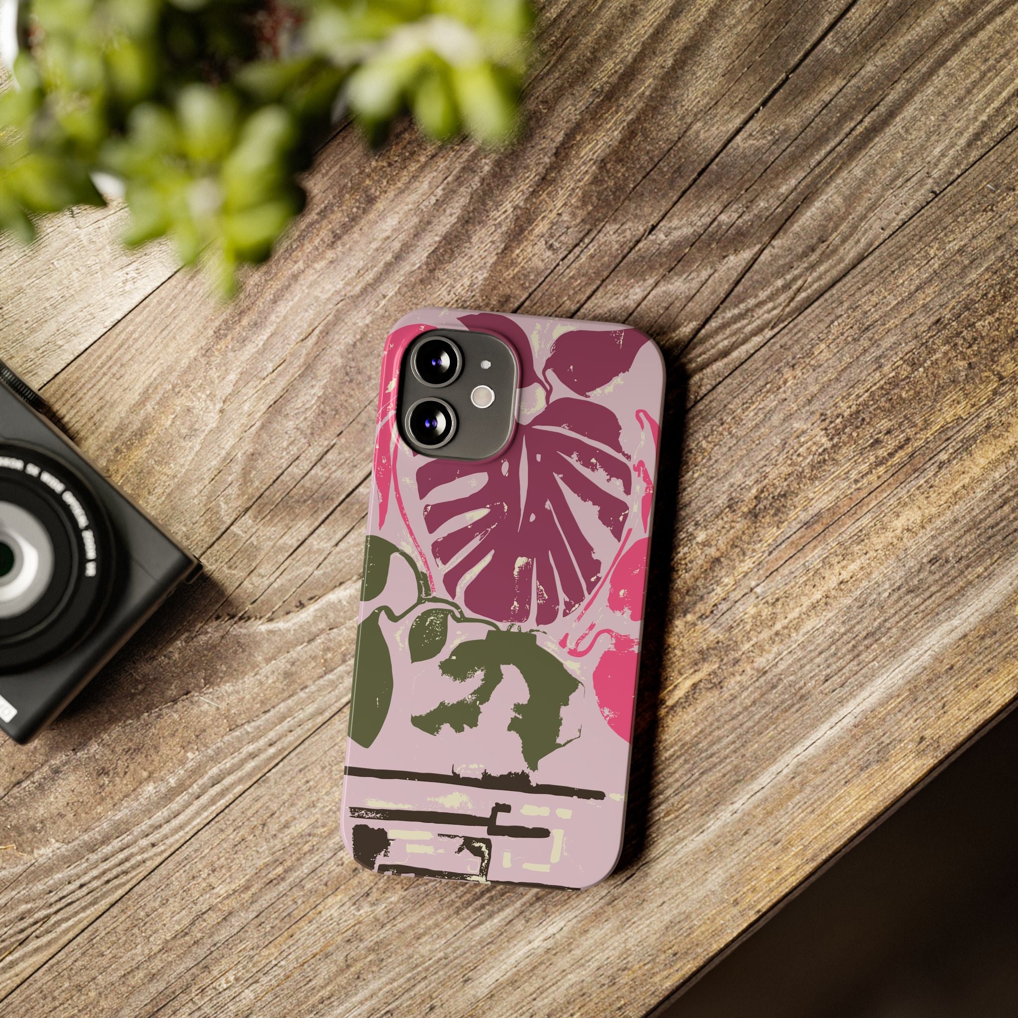 Monstera | Slim Phone Case