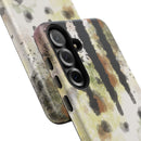 Abstract Camouflage Tough Phone Case — Watercolor Drip Design