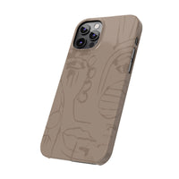Totem Series | Neutral Brown Slim Phone Case