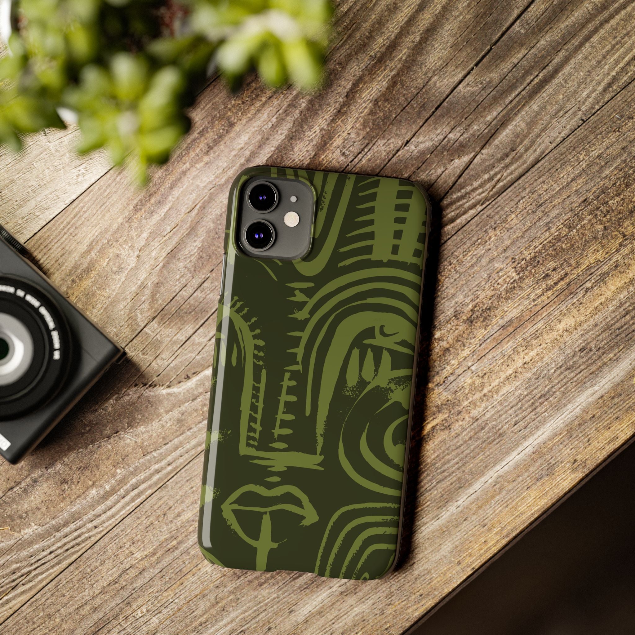 Totem artwork Slim Phone Case | Gabrielle Fabunmi series