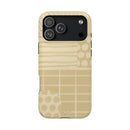 Magnetic Impact-Resistant Phone Case — Neutral Geometric Pattern