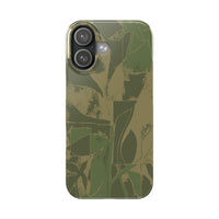 Green Color Block | Slim Phone Case