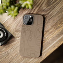 Totem Series | Neutral Brown Slim Phone Case