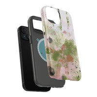 Abstract Floral Impact-Resistant Phone Case
