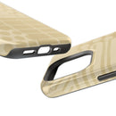 Magnetic Impact-Resistant Phone Case — Neutral Geometric Pattern