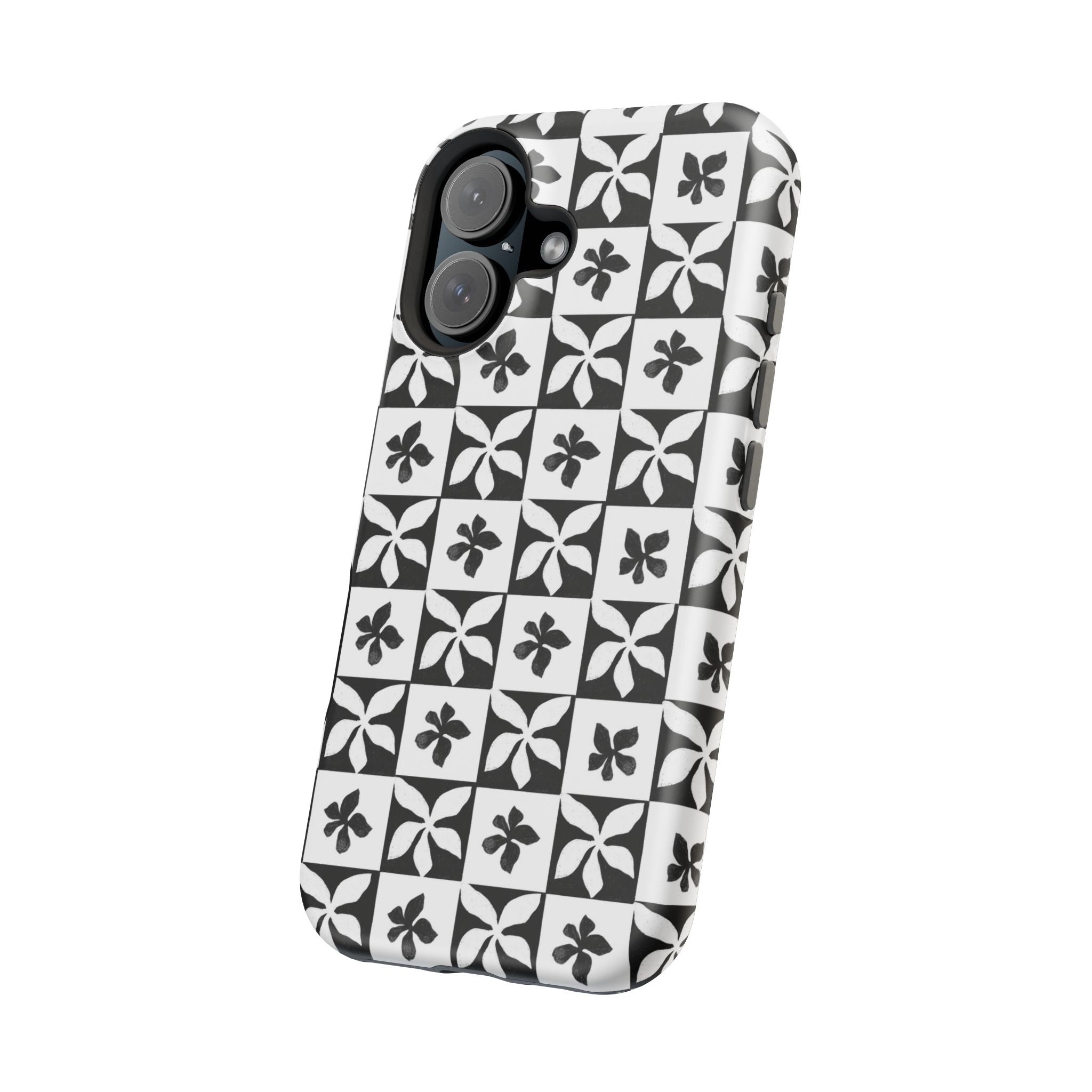 Stylish Impact-Resistant Phone Cases with Floral Design