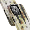 Abstract Camouflage Tough Phone Case — Watercolor Drip Design