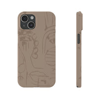Totem Series | Neutral Brown Slim Phone Case