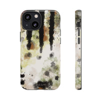 Abstract Camouflage Tough Phone Case — Watercolor Drip Design